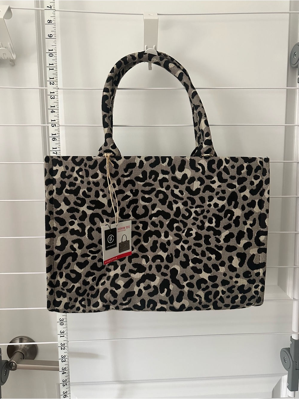 Aldi Viral Leopard Print Tote Bag